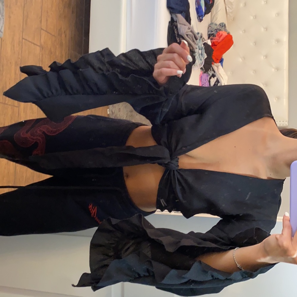 NASTY GAL black crop top